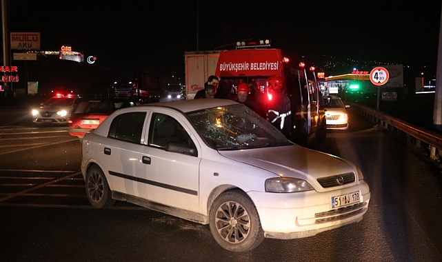 Tır ile otomobil çarpıştı, otomobil sürücüsü ağır yaralandı