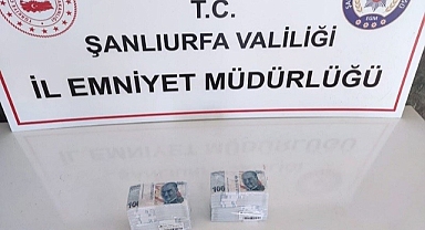 Urfa'da 200 bin lira ile yakalanan 2 dolandırıcı tutuklandı