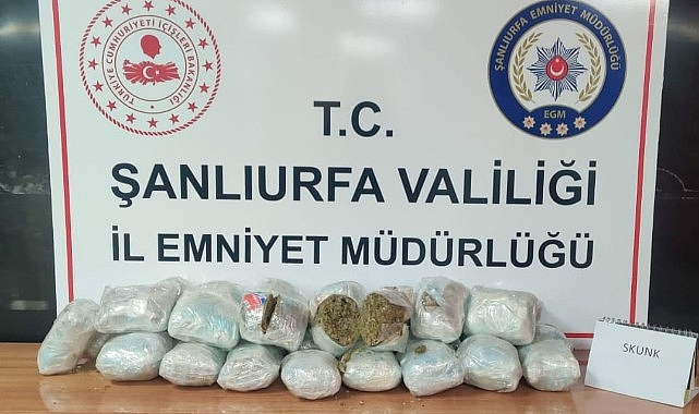 Urfa'da uyuşturucu tacirlerine darbe