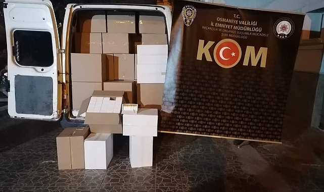 216 bin 340 makaron ele geçirildi