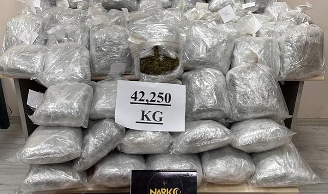 96 kilo uyuşturucu ele geçirildi
