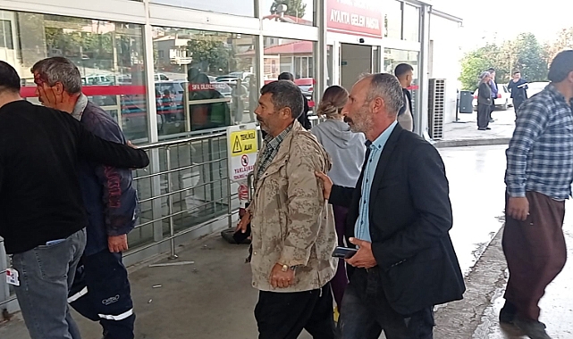 Çifte römorkun devrilmesi sonucu 34 işçi yaralandı