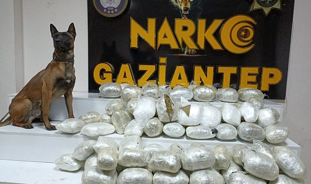 Gaziantep'te uyuşturucu madde ele geçirildi