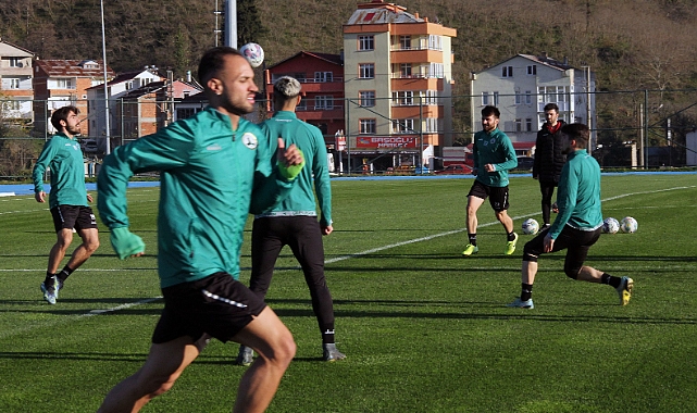 Giresunspor, Gaziantep FK hazırlıklarını sürdürüyor