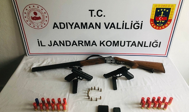 Jandarma ekiplerinden silah operasyonu