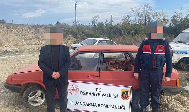 Oto hırsızları jandarma tarafından yakalandı