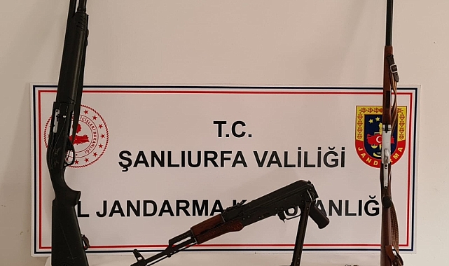 Şanlıurfa’da silah kaçakçılarına darbe