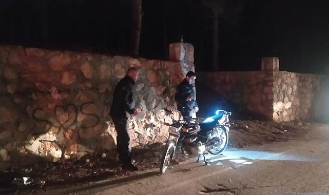Şase numarası silik motorun sürücüsü gözaltına alındı