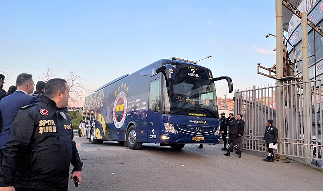 Fenerbahçe stada geldi