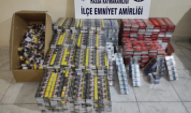 3 bin 750 paket gümrük kaçağı sigara ele geçirildi