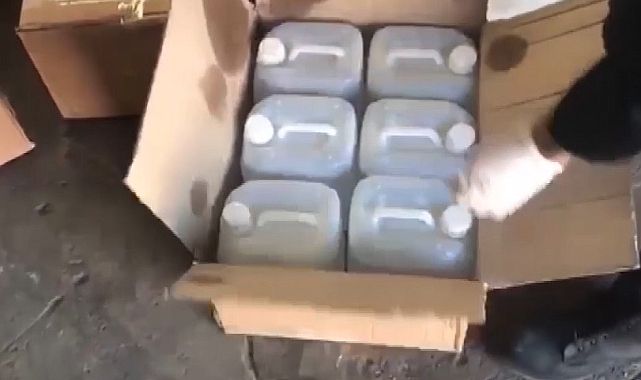 300 litre etil alkol ele geçirildi