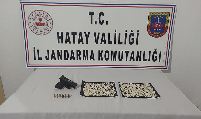 Bin adet captagon ele geçirildi