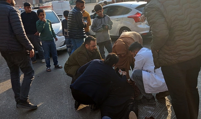 Birecik'te minibüsün çarptığı kadın ağır yaralandı