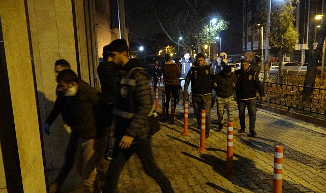 Çalıntı araçlarla hırsızlık yapan şebekeye operasyon: 8 gözaltı