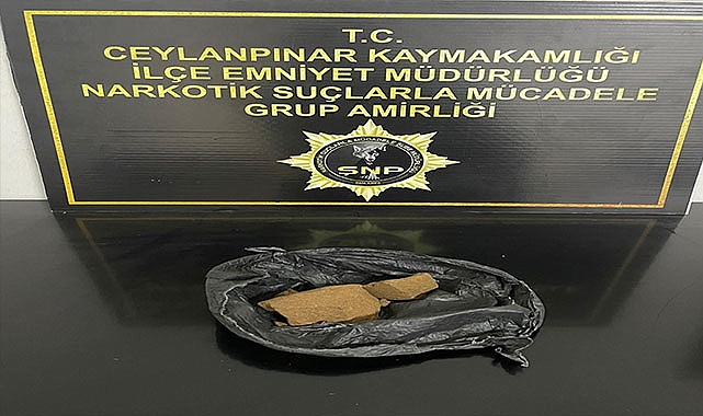 Ceylanpınar'da şüpheli şahsın üzerinden uyuşturucu çıktı