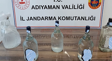Jandarma sahte içki ele geçirdi