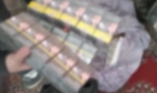 Kaçak makaron operasyonu: 2 gözaltı