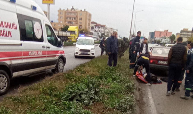 Otomobilin çarptığı yaya ağır yaralandı
