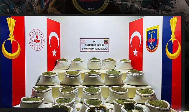 Terörün finans kaynağına darbe: 631 kilo esrar ele geçirildi