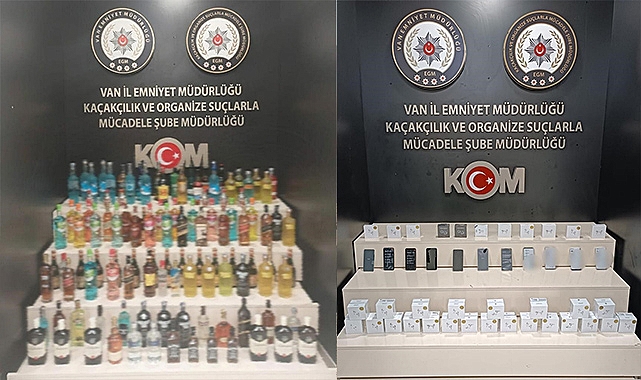 Gümrük kaçağı birçok malzeme ele geçirildi!