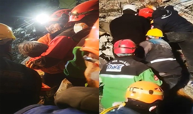Hamile kadın ve 3 yaşındaki kızı 137 saat sonra kurtarıldı