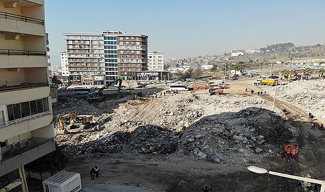 Kahramanmaraş'ın son hali dronla görüntülendi