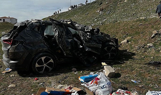 Cip şarampole uçtu: 1 yaralı