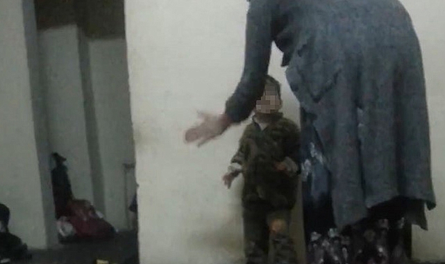 Çocuklarını darp ettiği görüntüler ortaya çıktı