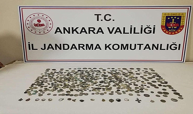 Farklı dönemlere ait 680 adet sikke ele geçirildi