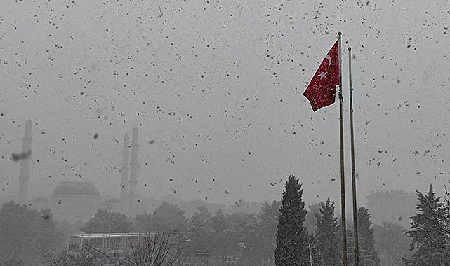 Mart ayının son gününde sürpriz kar yağışı