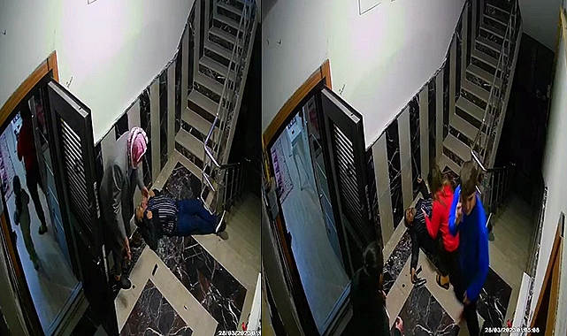 Muhtarın öldürülme anı kamerada