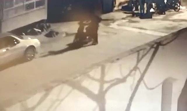 Park halindeki motosiklet çalındı