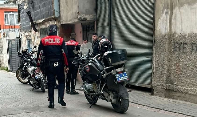 Motosiklet sürücüsünde ruhsatsız silah ele geçirildi