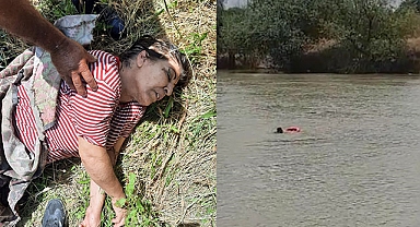 Adana'da Nehir'e düşen kadını ekipler kurtardı