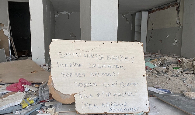 Hırsıza güvenlik uyarısı şaşırttı