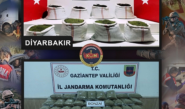 İki ilde 278 kilo uyuşturucu ele geçirildi
