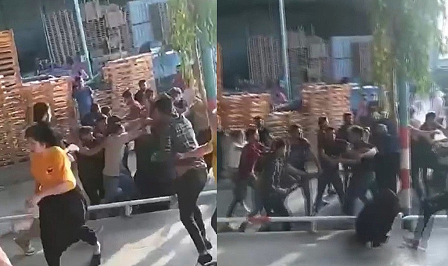 Mersin'de taşlı, sopalı kavga!
