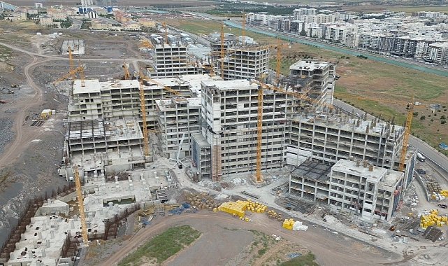 Şanlıurfa Şehir Hastanesi inşaatı devam ediyor