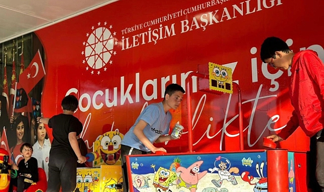 Urfalı depremzede çocuklar gönüllerince eğlendi