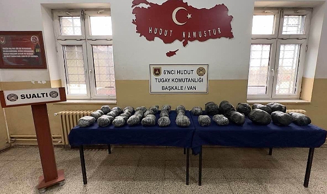 Van hudut hattında kilolarca uyuşturucu madde ele geçirildi