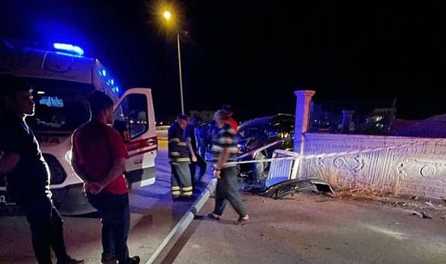 Akıl almaz kaza: 2 yaralı