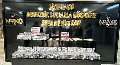 Diyarbakır'da binlerce hap bulundu