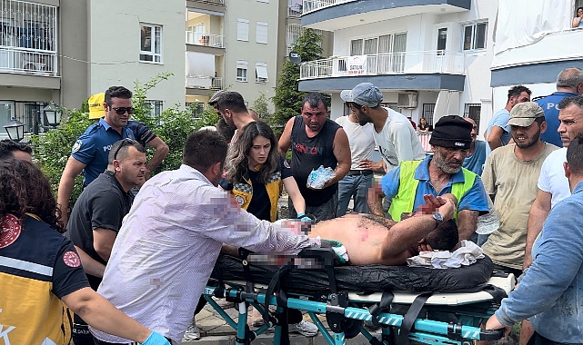 İnşaatçılar arasında sopalı kavga