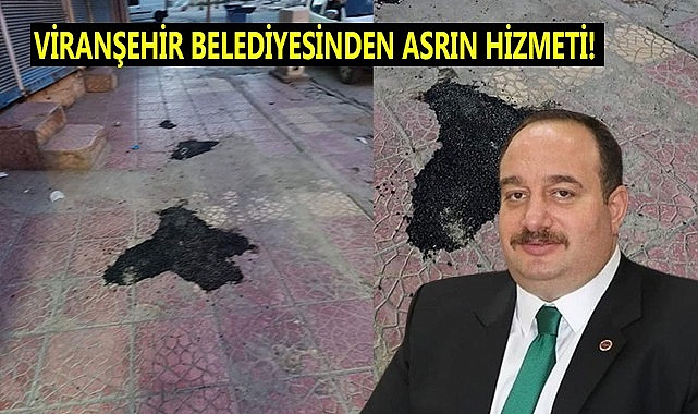 Viranşehir Belediyesi'nden görülmemiş işçilik