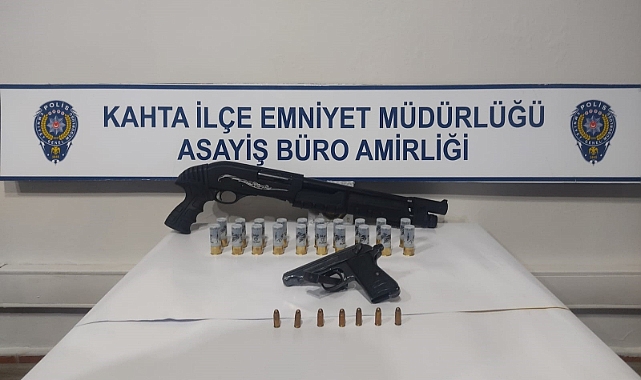 Adıyaman’da asayiş operasyonu: 4 şahıs yakalandı, 5 silah ele geçirildi