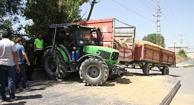 Traktör ezdi geçti bekleyenleri 1 ölü, 2 yaralı