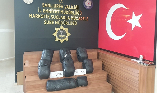 Urfa'da 32 kilo 660 gram skunk ele geçirildi: 4 gözaltı