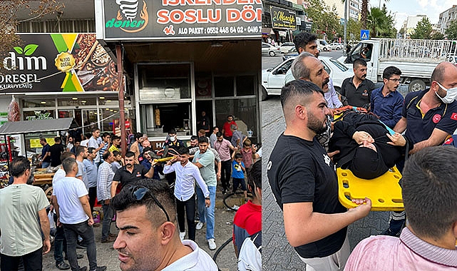 Adıyaman'da bir iş yerinde tüp patladı: 4 yaralı