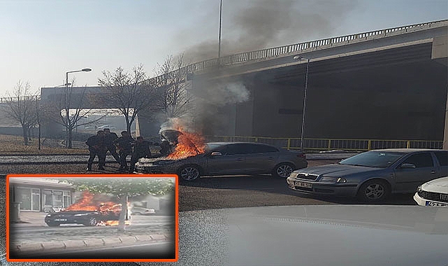 Aşırı sıcak havalarda araç yangınlarına karşı uyarı