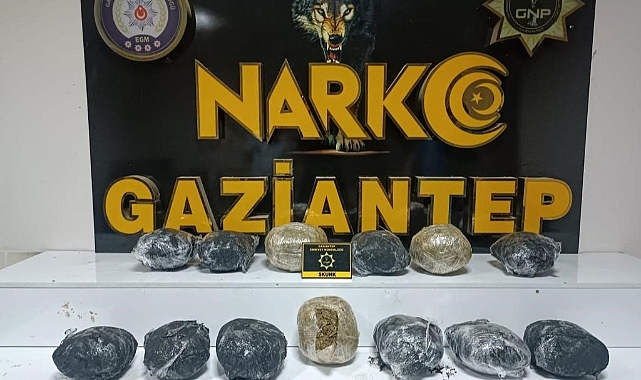 Gaziantep'te 8 kilo skunk ele geçirildi